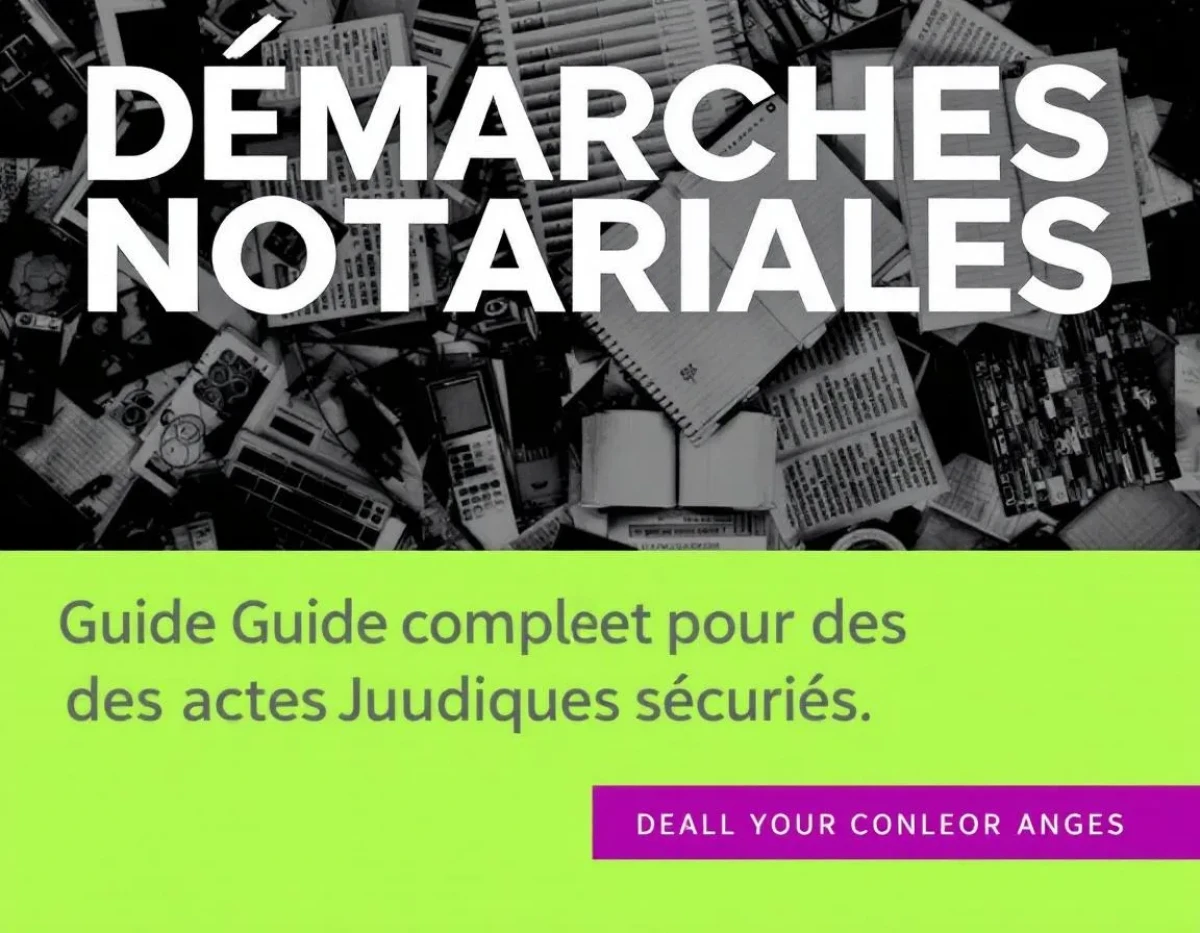 Démarches Notariales : Guide Complet pour des Actes Juridiques Sécurisés