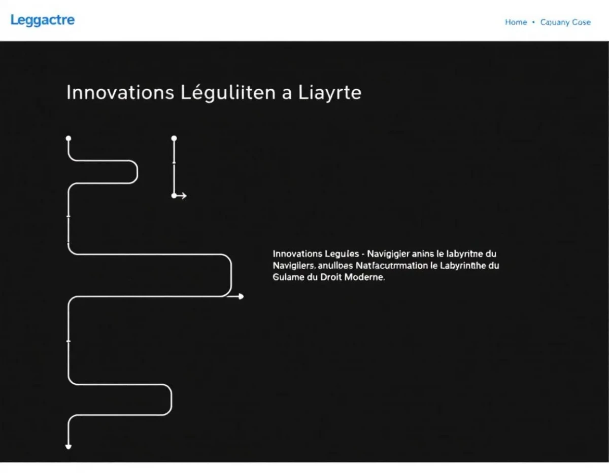 Innovations Légales 2025 : Naviguer dans le Labyrinthe du Droit Moderne